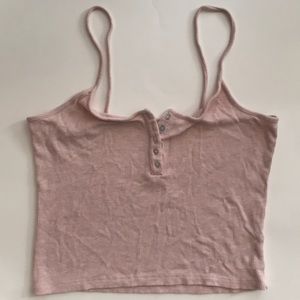 Blush pink crop top